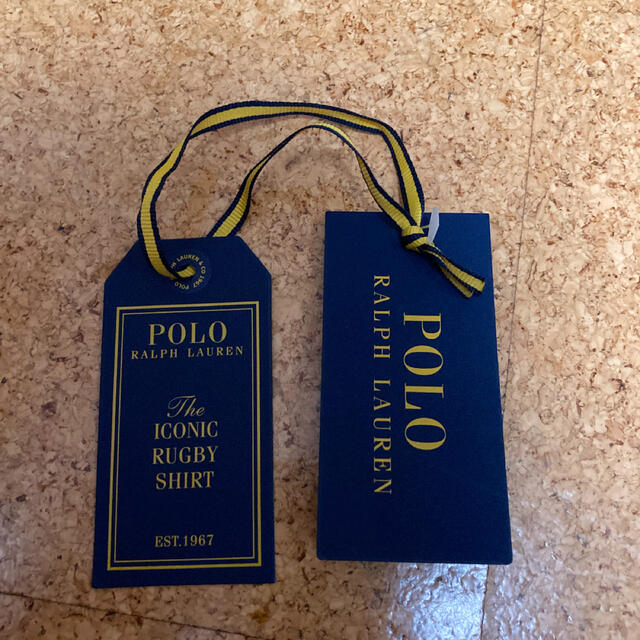 POLO RALPH LAUREN(ポロラルフローレン)のPOLO ラルフローレン ラガーシャツ ポロシャツ 赤 ネイビー メンズ メンズのトップス(ポロシャツ)の商品写真