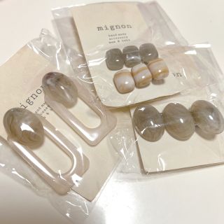 ザラ(ZARA)のヘアクリップ ピアス 親子 姉妹 3点セット(バレッタ/ヘアクリップ)