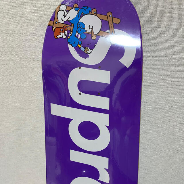 Supreme(シュプリーム)の【新品】Supreme Smurfs Skateboard Purple 紫  スポーツ/アウトドアのスポーツ/アウトドア その他(スケートボード)の商品写真