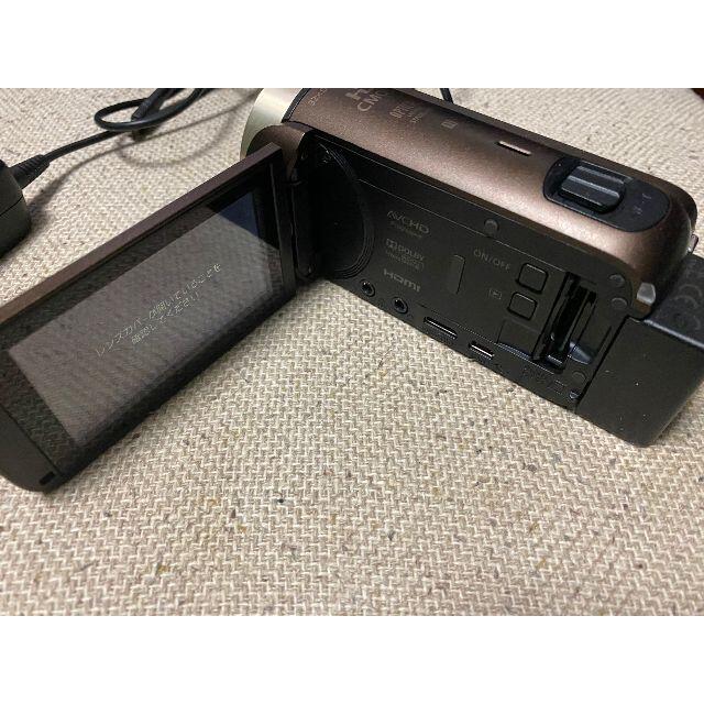 Canon(キヤノン)のCANONビデオカメラ■iVIS HF R62■（ブラウン）中古品① スマホ/家電/カメラのカメラ(ビデオカメラ)の商品写真