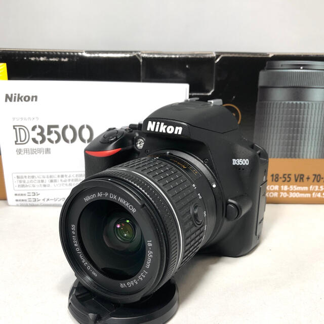 新品未開封　入手困難　Nikon ニコン D3500 ダブルズームキット