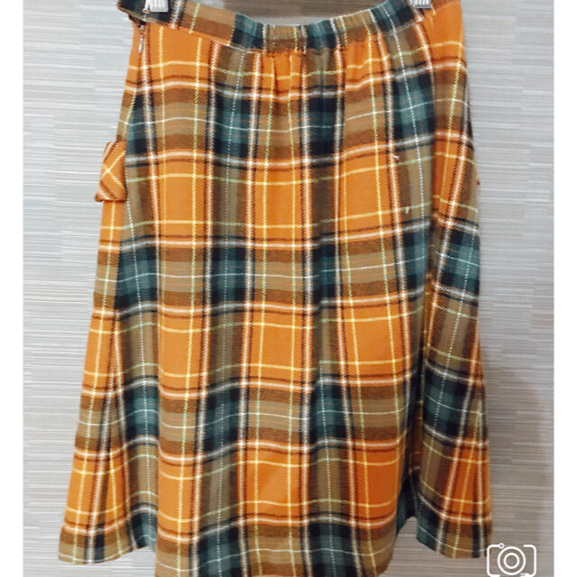franche lippee(フランシュリッペ)のフランシュリッペ　ウールチェックスカート レディースのスカート(ひざ丈スカート)の商品写真