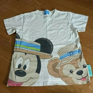 ダッフィー(ダッフィー)の美品 ディズニー購入 半袖Tシャツ 130cmダッフィー ミッキー(Tシャツ/カットソー)