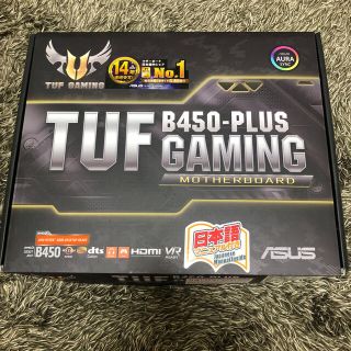 エイスース(ASUS)の新品未使用品　ASUS マザーボード TUF B450-PLUS GAMING(PCパーツ)