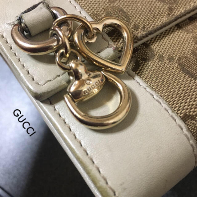 Gucci(グッチ)の【正規品】GUCCI グッチ 長財布  レザー×チャーム付き レディースのファッション小物(財布)の商品写真