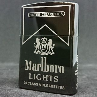 ZORRO マルボロ Marlboro ブラック Zippoサイズ(タバコグッズ)