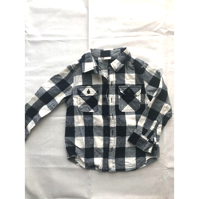 petit main(プティマイン)の【送込】petitmain 長袖チェックシャツ キッズ/ベビー/マタニティのキッズ服男の子用(90cm~)(ブラウス)の商品写真