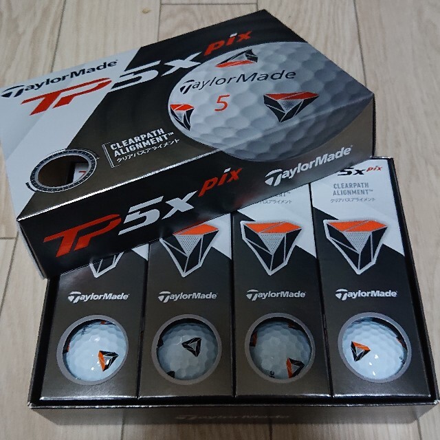 TaylorMade(テーラーメイド)のテーラーメイド ゴルフボール TP5X 2ダース 新品未使用 スポーツ/アウトドアのゴルフ(その他)の商品写真