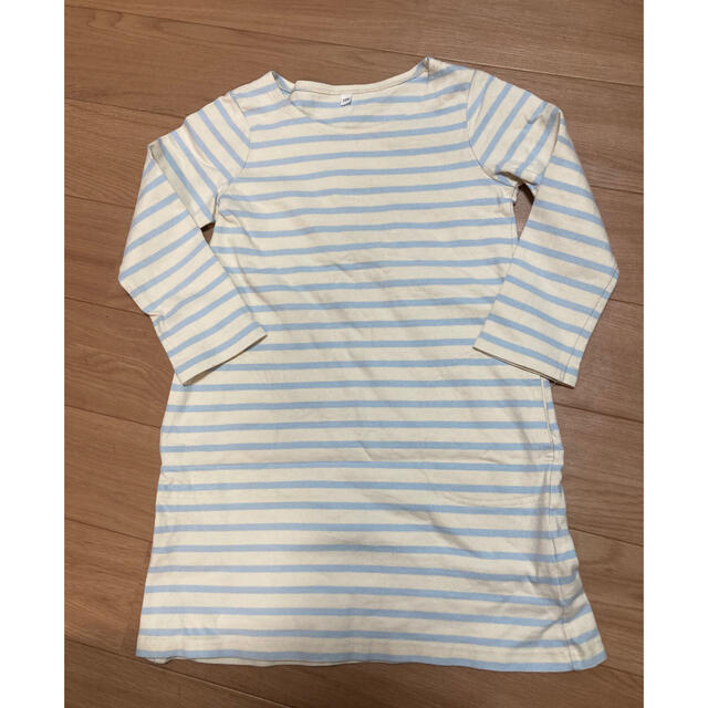 MUJI (無印良品)(ムジルシリョウヒン)の無印　130 ワンピース キッズ/ベビー/マタニティのキッズ服女の子用(90cm~)(ワンピース)の商品写真