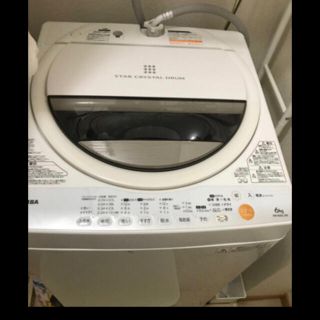 TOSHIBA 6キロ洗濯機　美品(洗濯機)