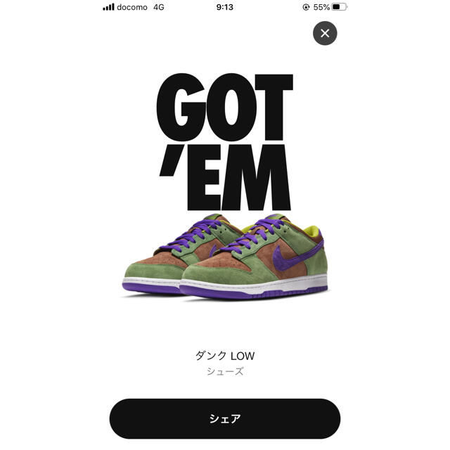 NIKE ナイキダンクLOW VENEER  27.5