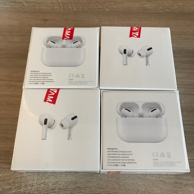 air pods pro 4つセットヘッドフォン/イヤフォン