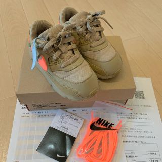 ナイキ(NIKE)の13cm nike × OFF-WHITE AIR MAX 90 BT(スニーカー)