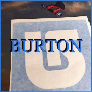 バートン(BURTON)のBURTON バートンUS限定スノーボードカラーダイカットblueステッカー(その他)