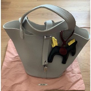 プリン様専用 新品☆牛革 HERMESピコタン風バッグ(ハンドバッグ)