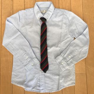 ザラキッズ(ZARA KIDS)のZARA kids ワイシャツ ネクタイ フォーマル(ブラウス)