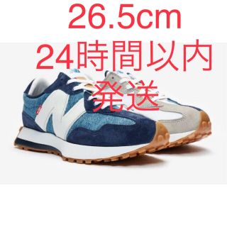 ニューバランス(New Balance)のLevi's × NEW BALANCE 327 BLUE GRAY 26.5(スニーカー)