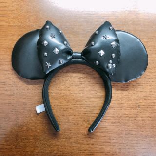 ディズニー(Disney)のディズニー カチューシャ ミニー レザーリボン(カチューシャ)