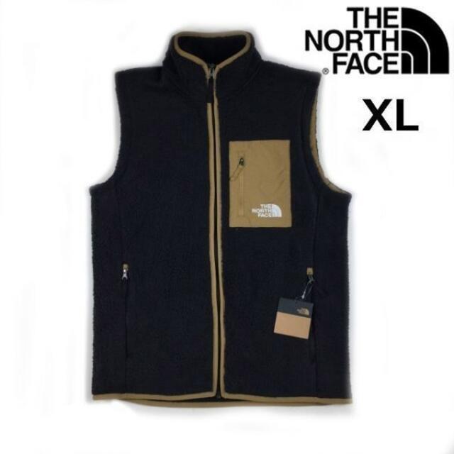 THE NORTH FACE(ザノースフェイス)のノースフェイス フリース ベスト フルジップ 裏起毛(XL)黒 181024 メンズのトップス(ベスト)の商品写真