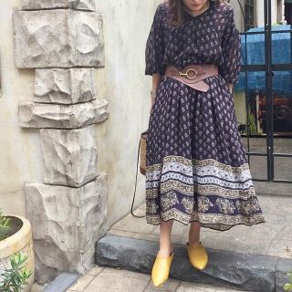 トゥデイフル(TODAYFUL)のTODAYFUL Georgette Pattern Dress(ロングワンピース/マキシワンピース)