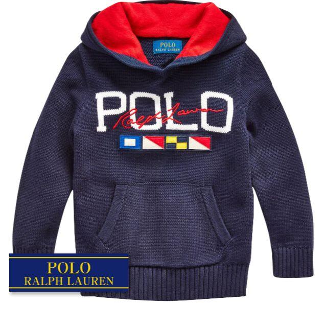 Ralph Lauren - ☆新品☆120 ラルフローレン コットンフードセーター