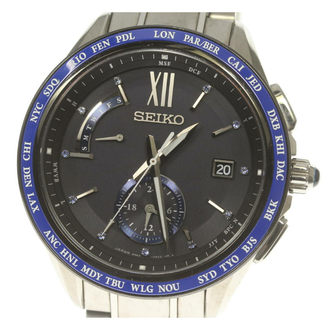 001200機能特徴☆良品【SEIKO】セイコー ブライツ 2017年限定モデル SAGA237 8B63-0AC0 ソーラー電波 メンズ