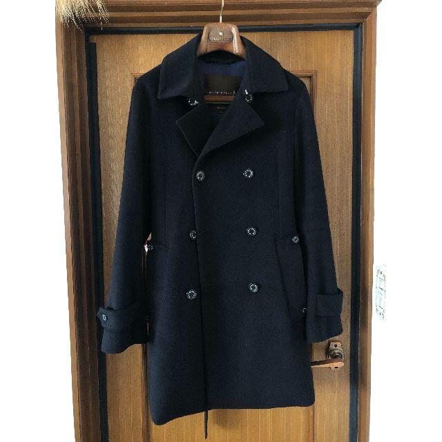 MACKINTOSH(マッキントッシュ)のマッキントッシュ ウール・ダブルベルテッドステンカラーコート 36 ブラック 黒 メンズのジャケット/アウター(ステンカラーコート)の商品写真