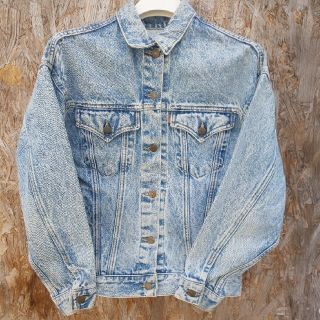 【アメリカ製】1980sリーバイスLevis37405-0209Gジャンケミカル(Gジャン/デニムジャケット)