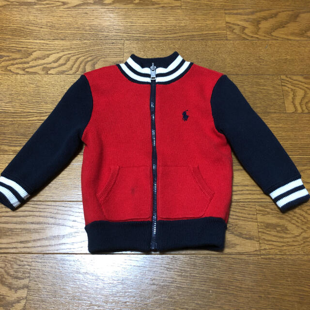 Ralph Lauren(ラルフローレン)のラルフローレン　ベビー　リバーシブルセーター キッズ/ベビー/マタニティのキッズ服男の子用(90cm~)(ニット)の商品写真