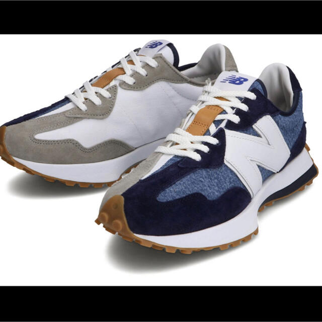 27.5！Levis × new balance 327 NAVY/WHITE