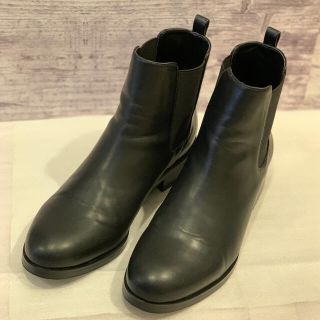 ユナイテッドアローズグリーンレーベルリラクシング(UNITED ARROWS green label relaxing)のユナイテッドアローズ  サイドゴアブーツ  黒 L 24.5cm(ブーツ)