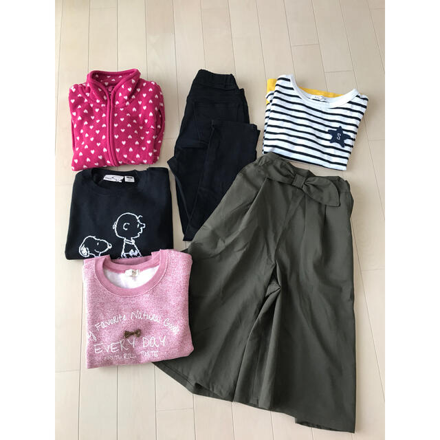 UNIQLO(ユニクロ)の子ども服まとめ売り　ｻｲｽﾞ120 ピーナッツ キッズ/ベビー/マタニティのキッズ服女の子用(90cm~)(その他)の商品写真