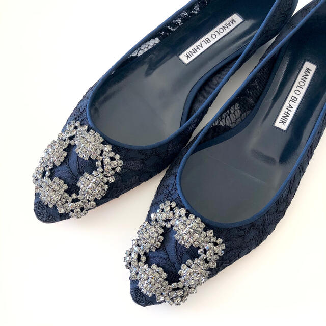 MANOLO BLAHNIK(マノロブラニク)の【新品未使用】マノロブラニク ハンギシ レース¥172,800 レディースの靴/シューズ(ハイヒール/パンプス)の商品写真