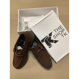 ザショップティーケー(THE SHOP TK)のTHE SHOP TK モカシンスエードシューズ　新品未使用　メンズ(スリッポン/モカシン)