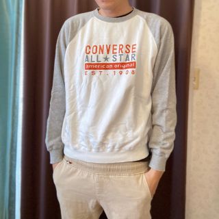 コンバース(CONVERSE)のコンバース　スウェット トレーナー　メンズLL 古着　ビンテージ(スウェット)