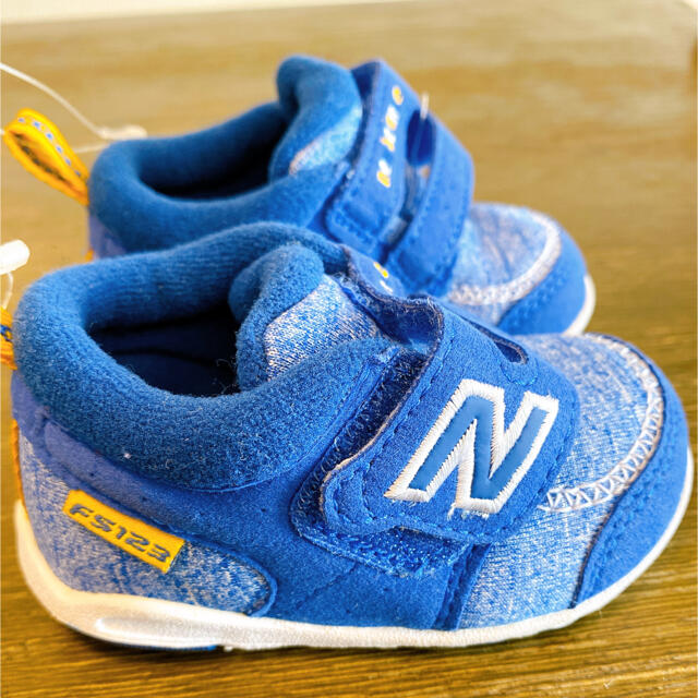New Balance(ニューバランス)のNew Balance FS123✯11cm ブルー/イエロー キッズ/ベビー/マタニティのベビー靴/シューズ(~14cm)(スニーカー)の商品写真