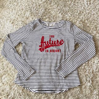 エイチアンドエム(H&M)の美品☆H&M 女の子 長袖Tシャツ 150  ボーダー(Tシャツ/カットソー)