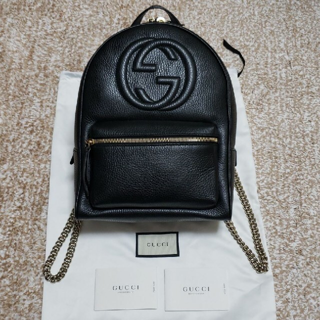 高評価の贈り物 Gucci - GUCCI SOHO チェーンバック リュック/バック