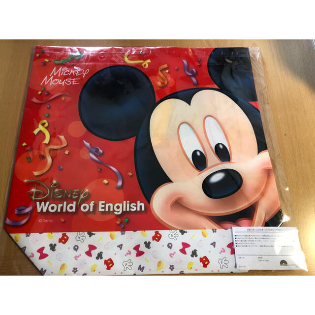 ミッキーマウス(ミッキーマウス)のディズニーワールドオブイングリッシュ　DWE ミッキー　エコバッグ　Disney レディースのバッグ(エコバッグ)の商品写真
