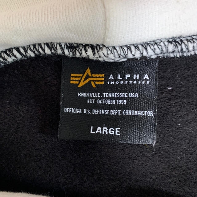 alpha(アルファ)の(古着)ALPHAスウェットパーカー メンズのトップス(パーカー)の商品写真