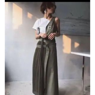 アメリヴィンテージ(Ameri VINTAGE)の★ BELT TIE SET UP SKIRT 心斎橋限定ワンピース(ロングワンピース/マキシワンピース)