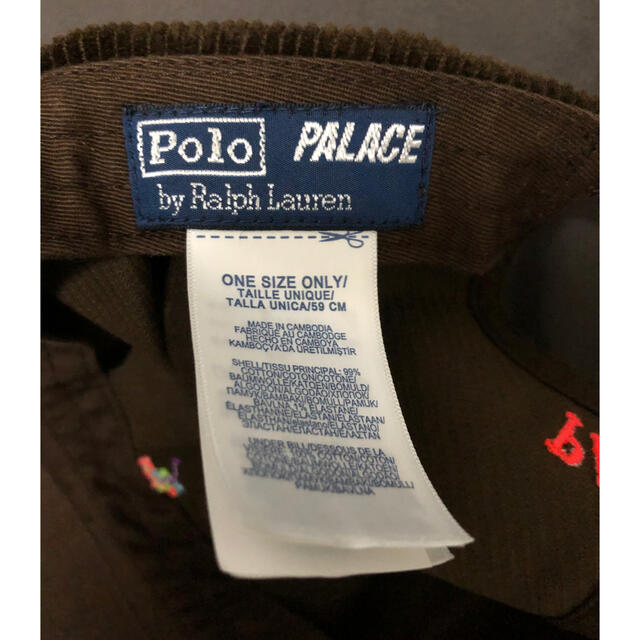 POLO RALPH LAUREN(ポロラルフローレン)のPALACE RALPH LAUREN POLO CAP 茶 メンズの帽子(キャップ)の商品写真