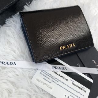 プラダ(PRADA)の美品 PRADA プラダ 2つ折り財布(財布)