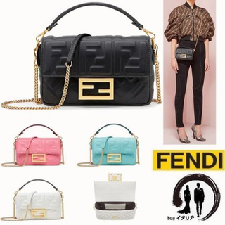 FENDI - 【最終値下げ】FENDI ミニバゲット チェーンバッグの通販｜ラクマ