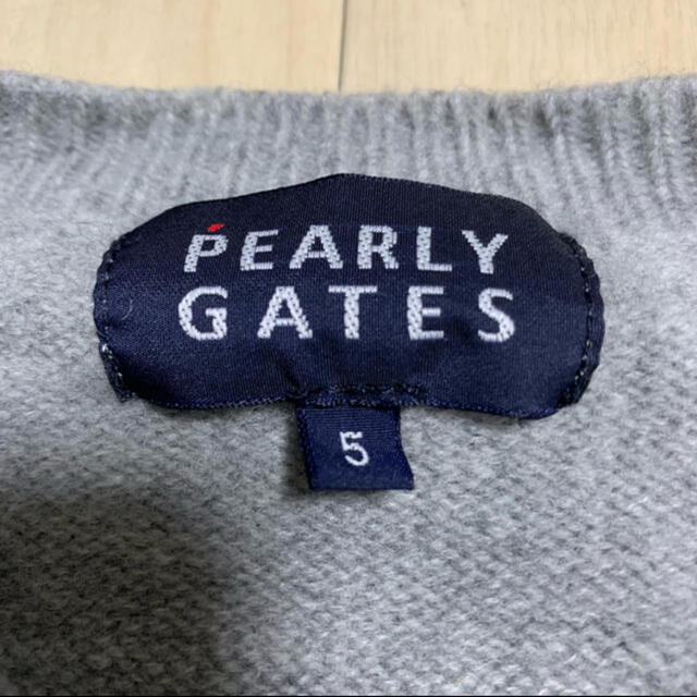 PEARLY GATES(パーリーゲイツ)のパーリーゲイツ　ニット　サイズ5 スポーツ/アウトドアのゴルフ(ウエア)の商品写真