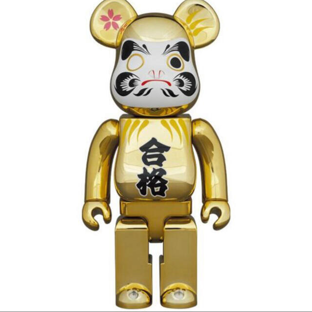 MEDICOM TOY(メディコムトイ)のBE@RBRICK 達磨 合格 金メッキ 400％ エンタメ/ホビーのフィギュア(その他)の商品写真