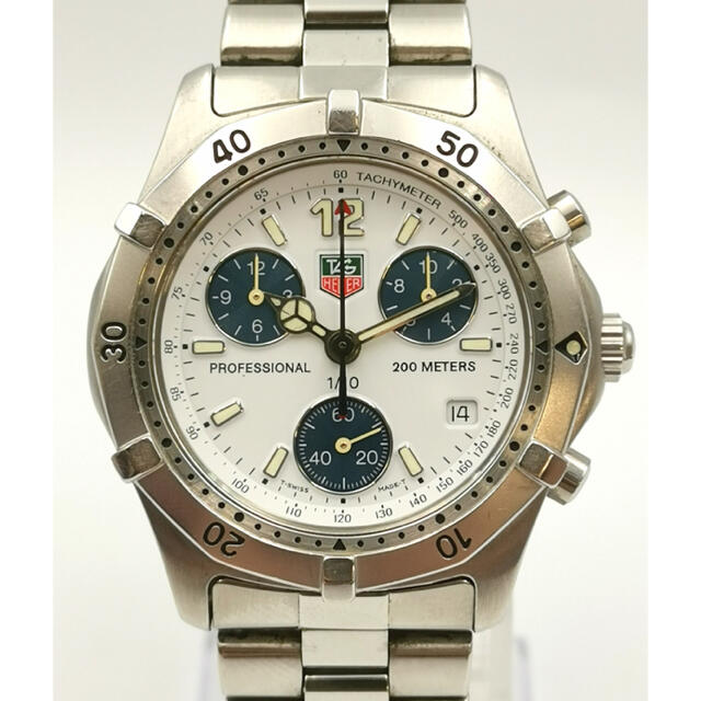 【希少！！】 TAGHEUER - Heuer TAG  プロフェッショナル　クロノ　時計  CK1111 腕時計(アナログ)