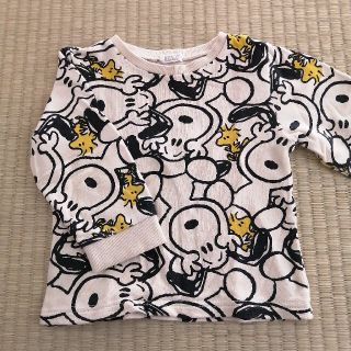 ピーナッツ(PEANUTS)のスヌーピー総柄トレーナー90cm(Tシャツ/カットソー)