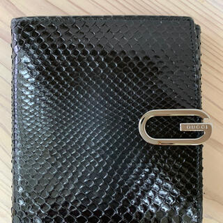 グッチ(Gucci)のGUCCIパイソン財布 正規品(折り財布)