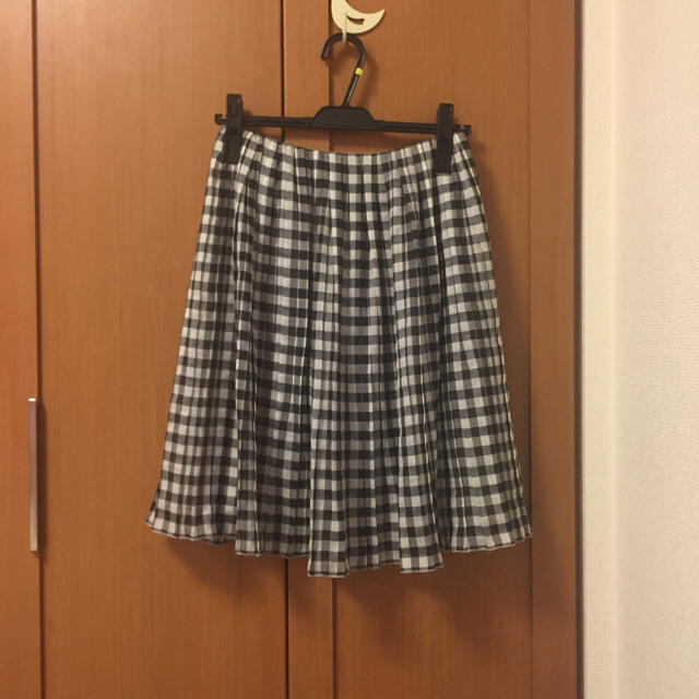 FRAMeWORK(フレームワーク)のギンガムチェック柄 プリーツスカート レディースのスカート(ひざ丈スカート)の商品写真